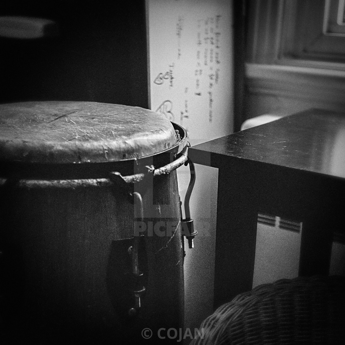 ""Old conga in my studio"" by COJAN - £49.60 ""Old conga in my studio"" stock image