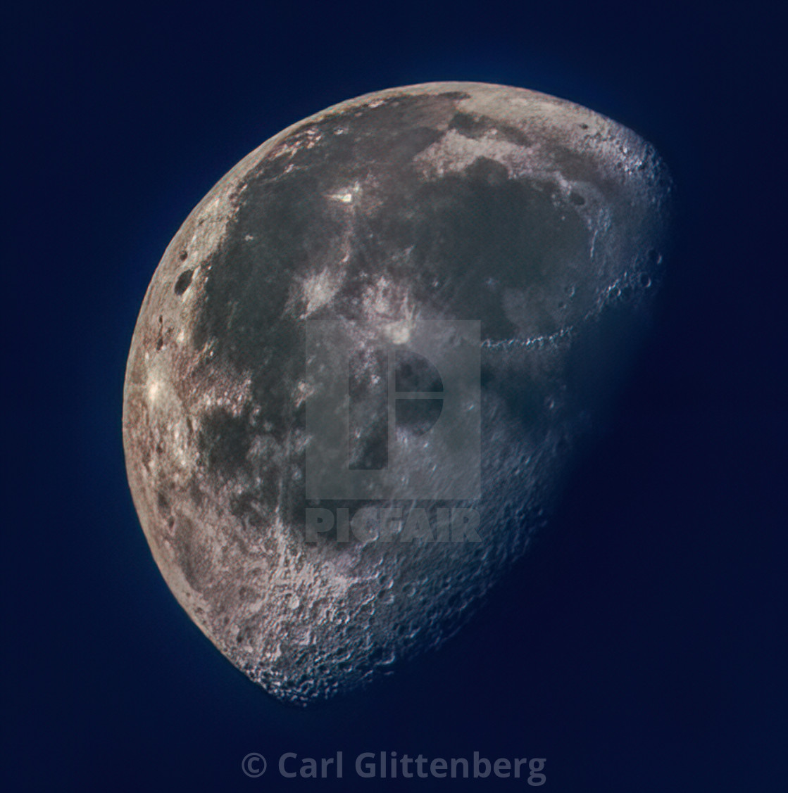 "Moon at dawn over Arlesheim" by Carl Glittenberg - $15.19 "Moon at dawn over Arlesheim" stock image