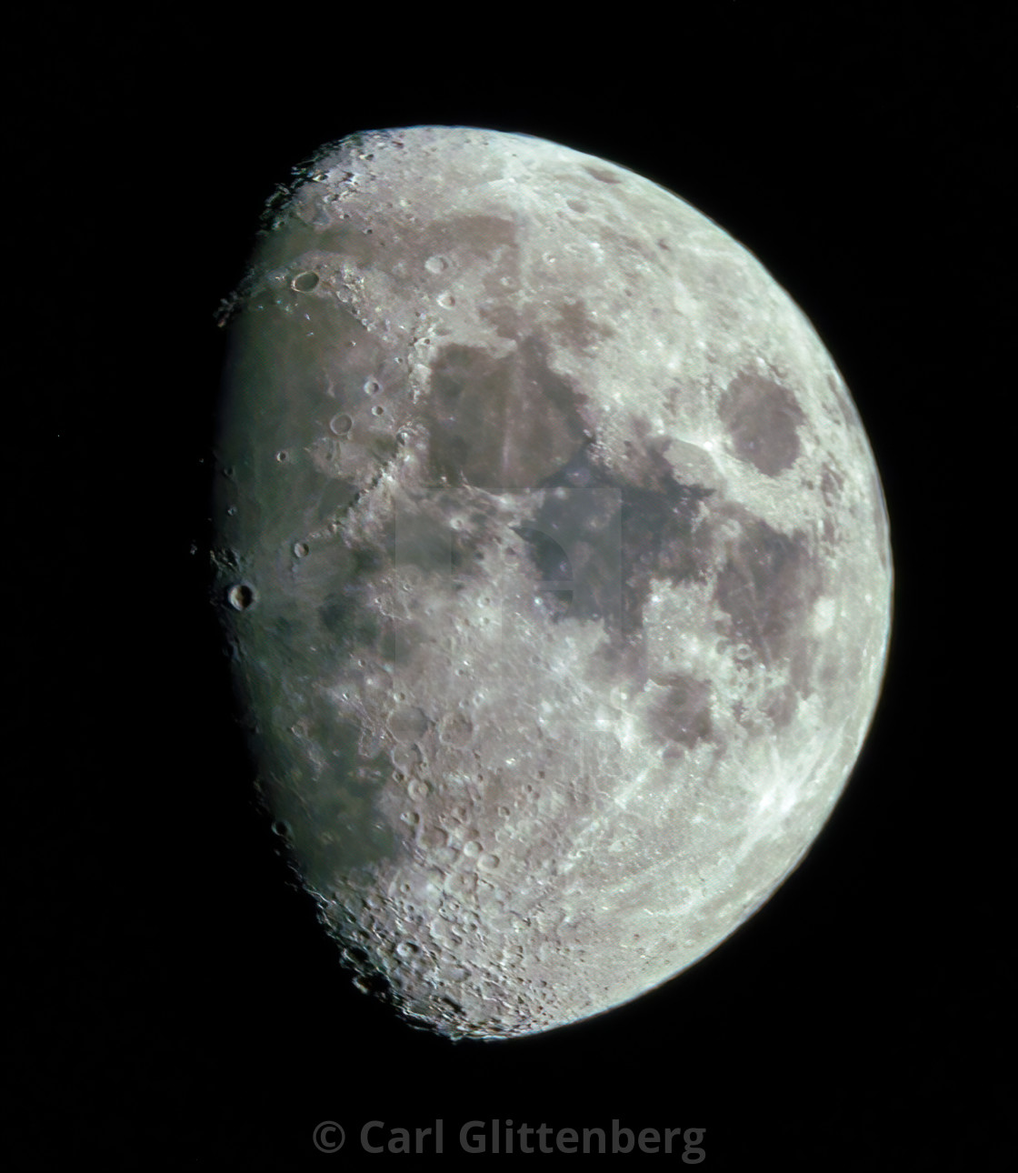 "Close-up of Waxing Moon" by Carl Glittenberg - $15.19 "Close-up of Waxing Moon" stock image