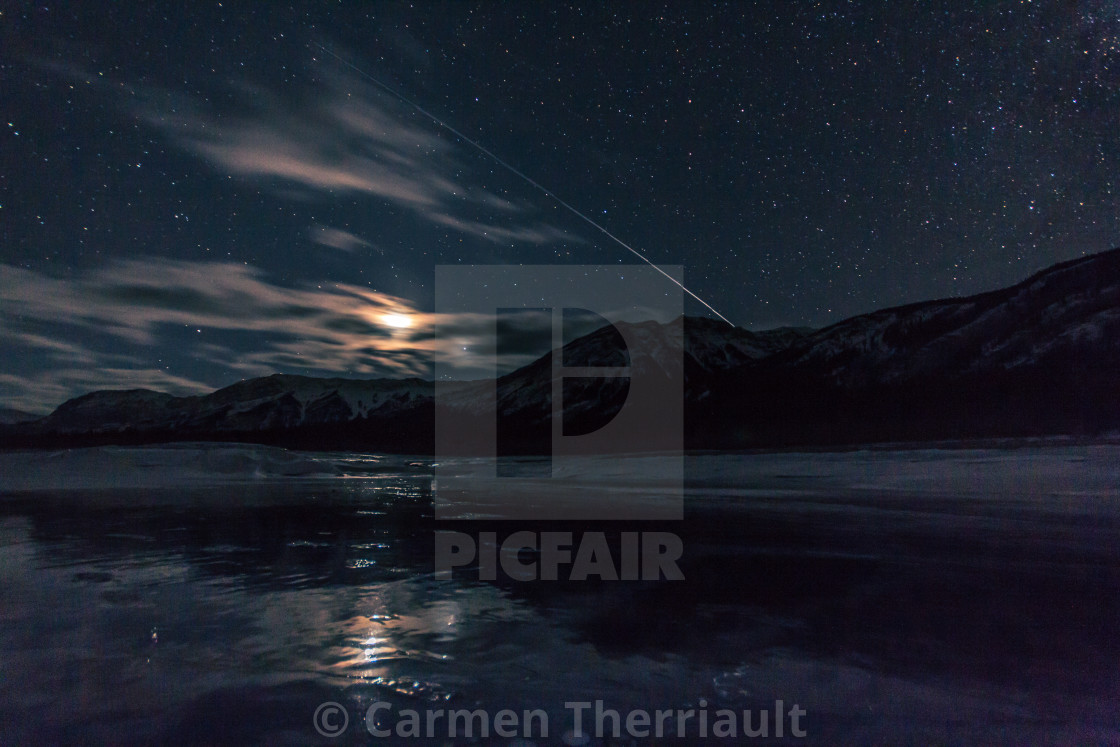 "Satellites at night" by Carmen Therriault - $15.31 "Satellites at night" stock image