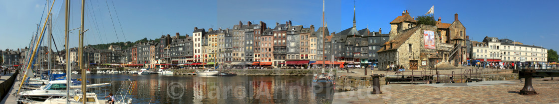 "Honfleur panorama" stock image