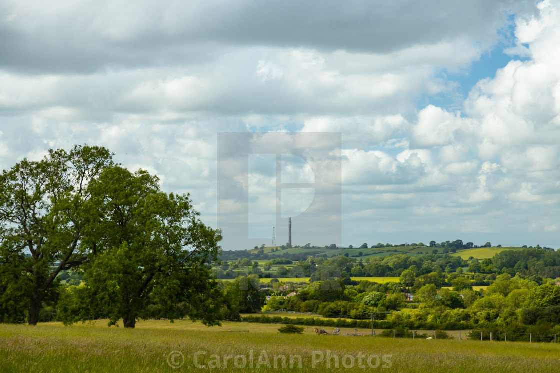 "Northamptonshire Summer Landscape" stock image