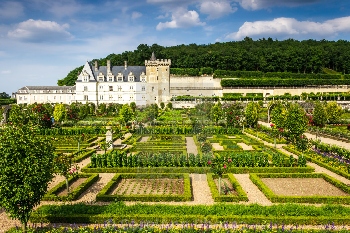 "Chateau Villandry" stock image