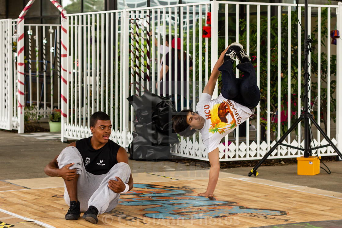 "Street dancer" stock image