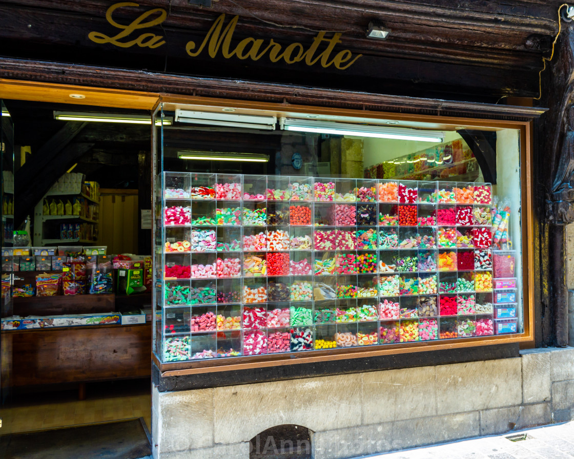 "The sweet shop in Tours" stock image