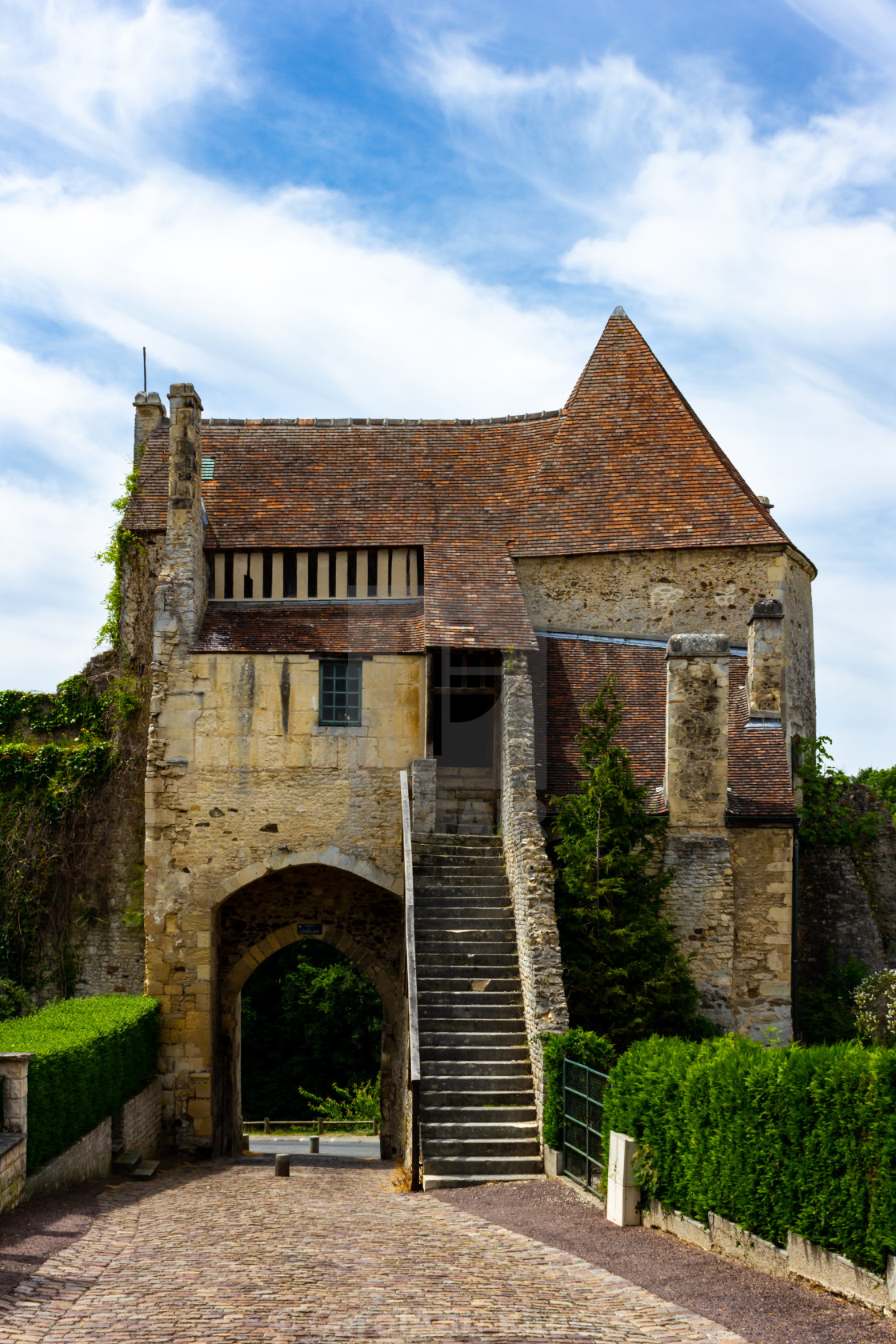 "Porte des Cordeliers, Falaise" stock image