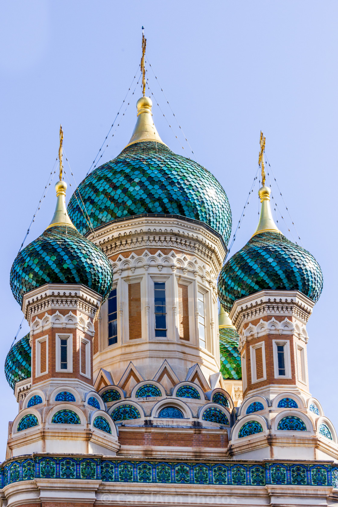 "Russian Orthodox Cathedral, Nice" stock image