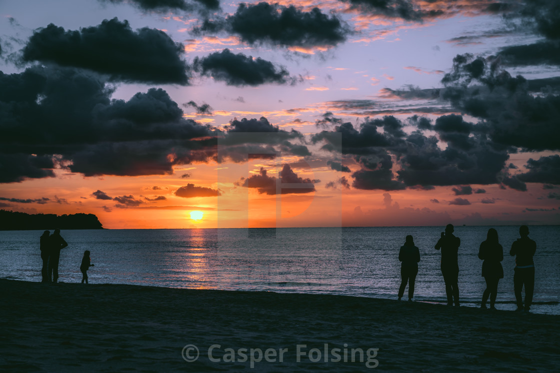 "Summer sunset" by Casper Folsing - $14.99 "Summer sunset" stock image