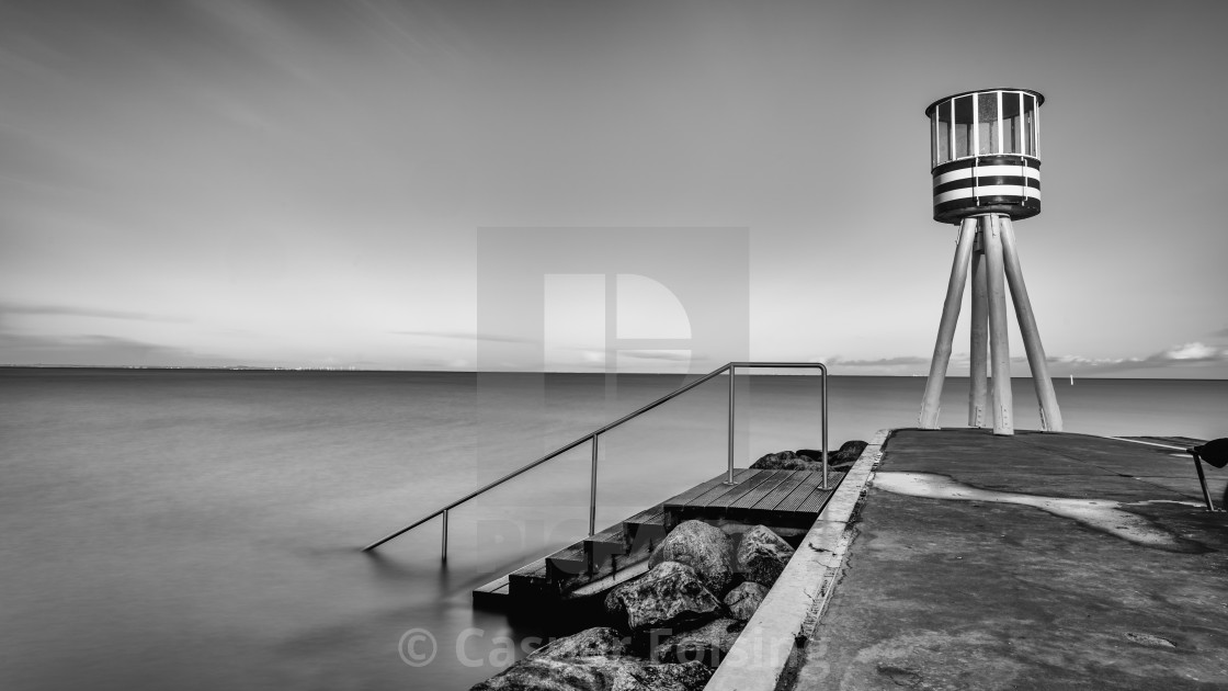 "The Life Guard Tower" by Casper Folsing - $15.31 "The Life Guard Tower" stock image