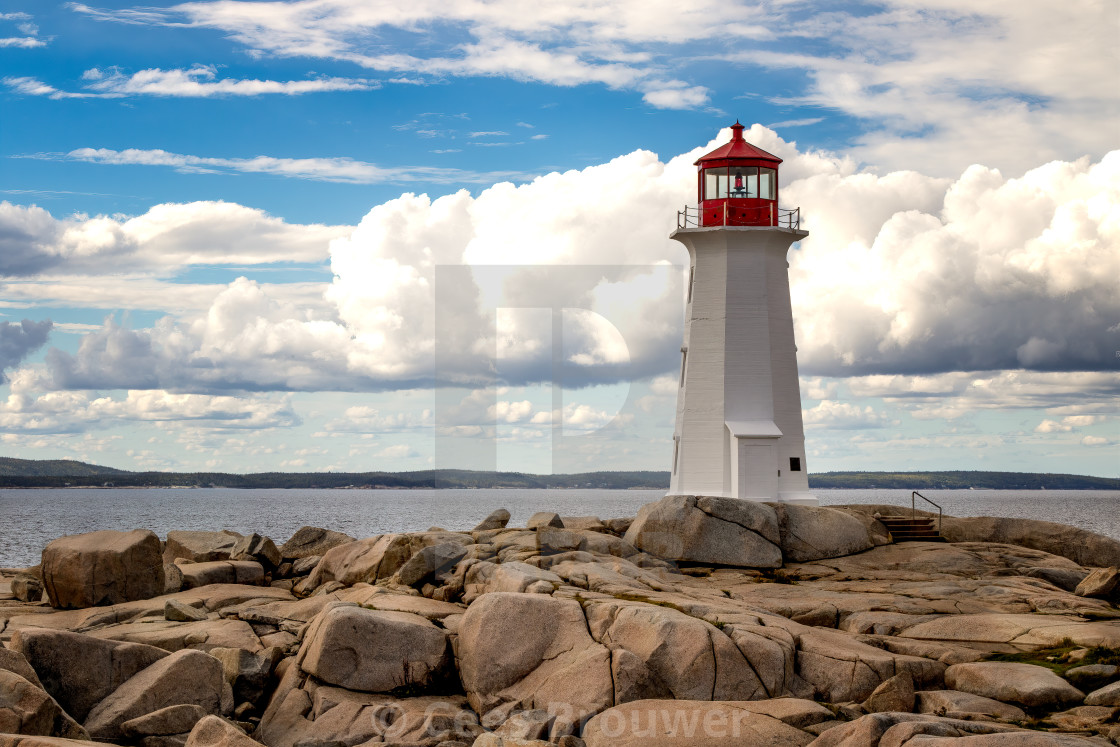 "Peggy's Cove Lighthouse" stock image