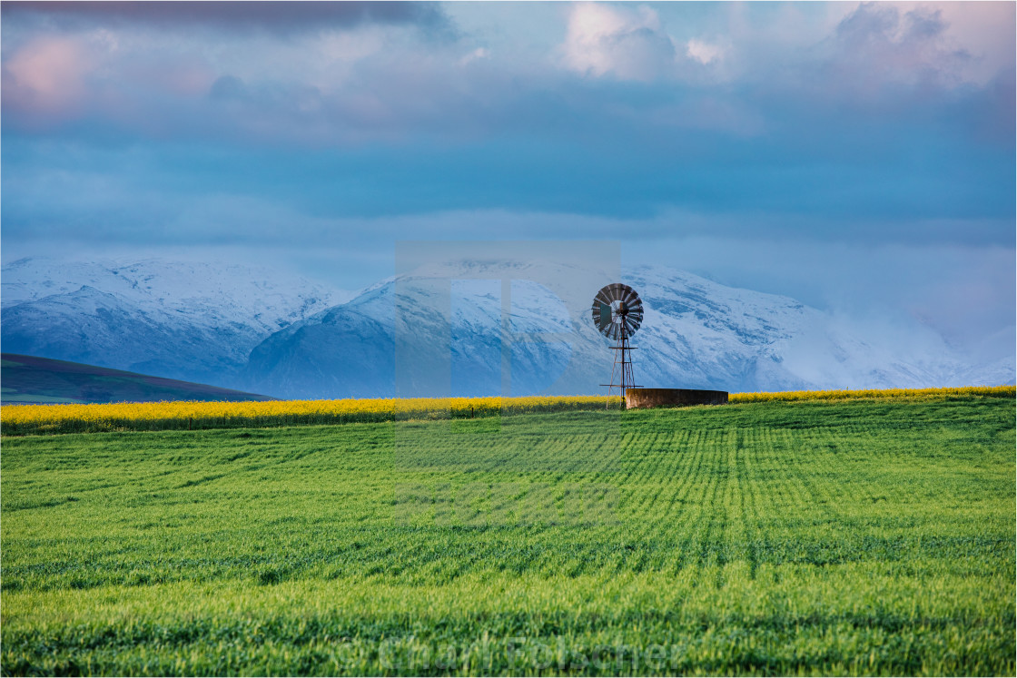"Windmill between seasons" by Charl Folscher - £12.40 "Windmill between seasons" stock image