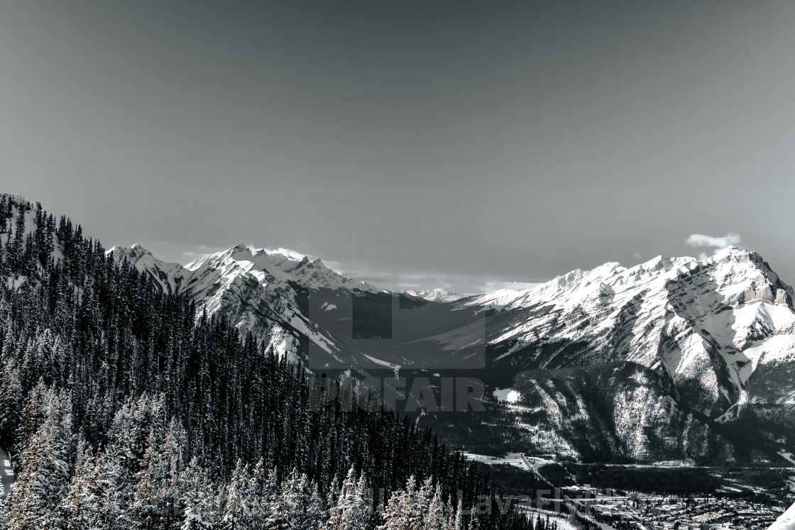 "Moody Views, Banff View pt 2" stock image