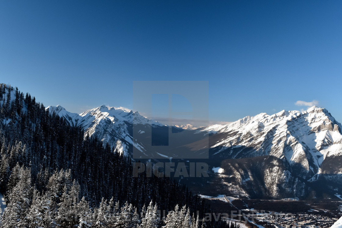 "Moody Blues of Banff, pt 3" stock image