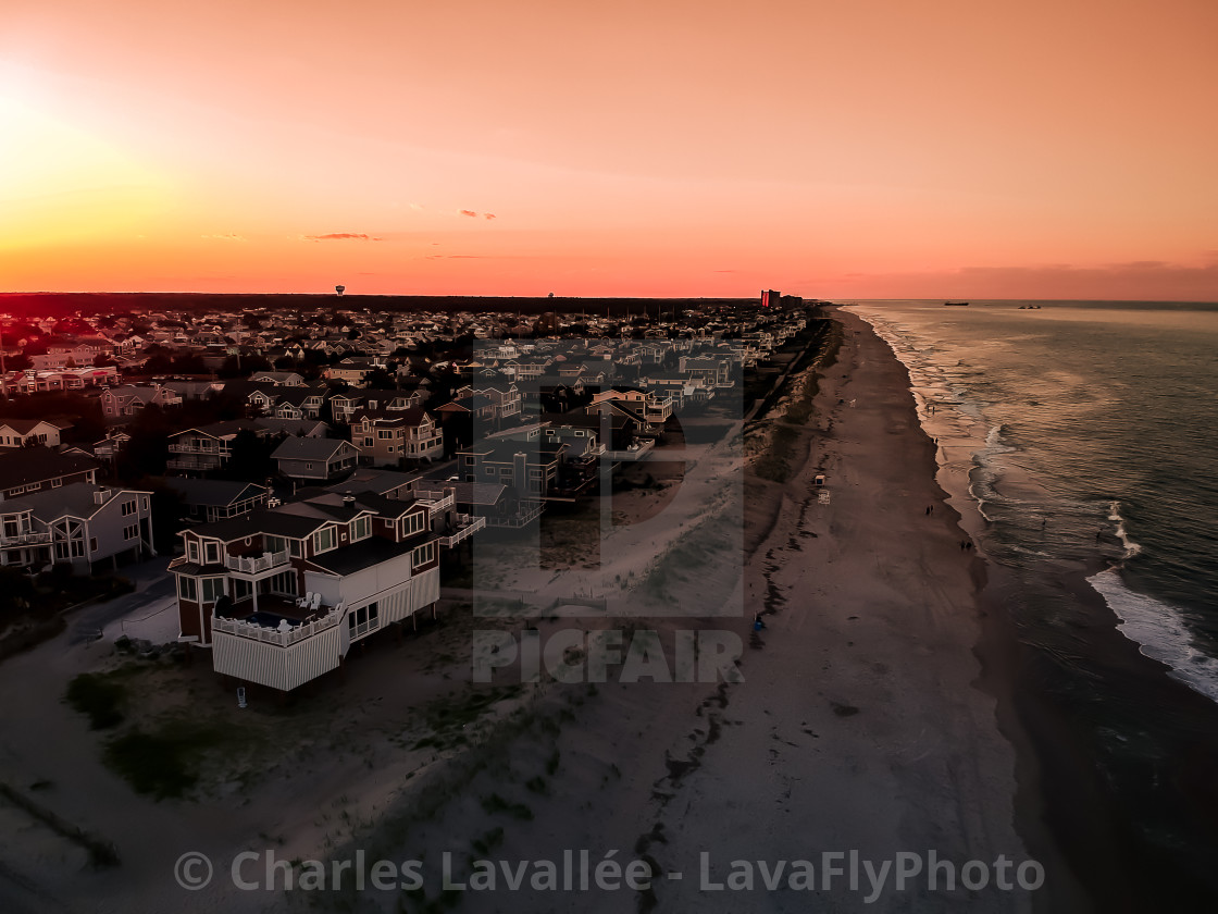 "Red Skies at Night" stock image