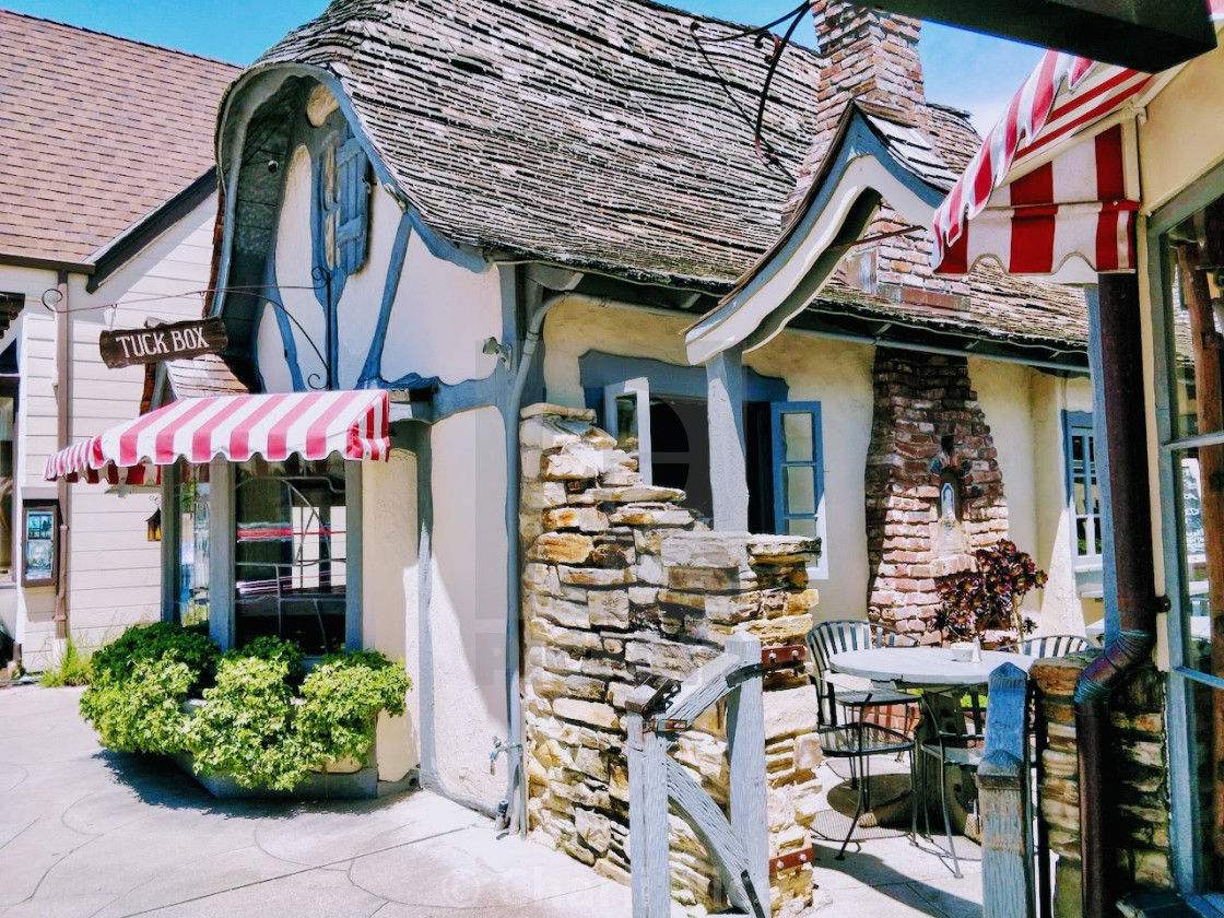 "Carmel Cottages" stock image