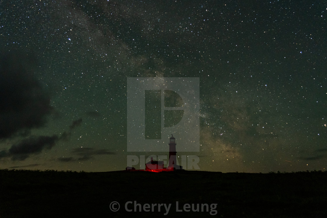 "A night on Lundy" stock image