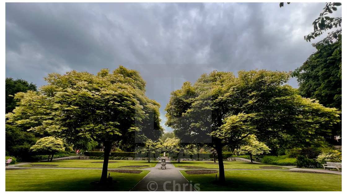 "Stormy skies" stock image