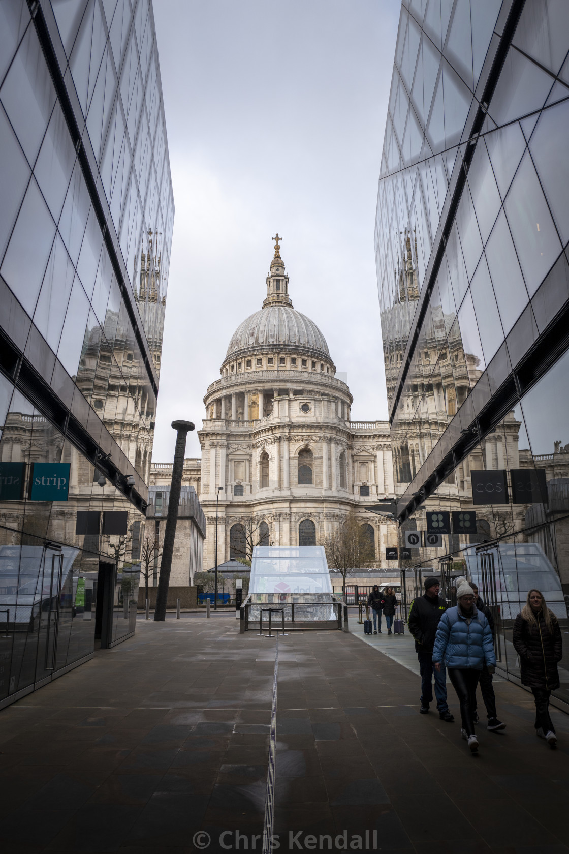 "St Pauls Cathedral Reflections" stock image