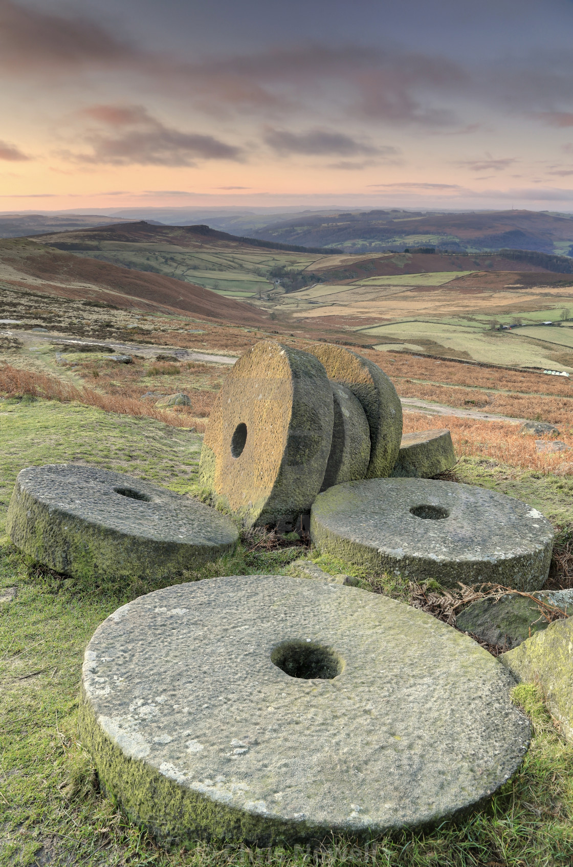 "Stanage Edge" stock image