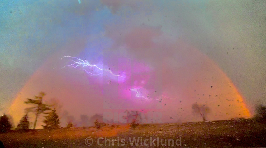 "Orange Rainbow Portal" by Chris Wicklund - $6.45 "Orange Rainbow Portal" stock image
