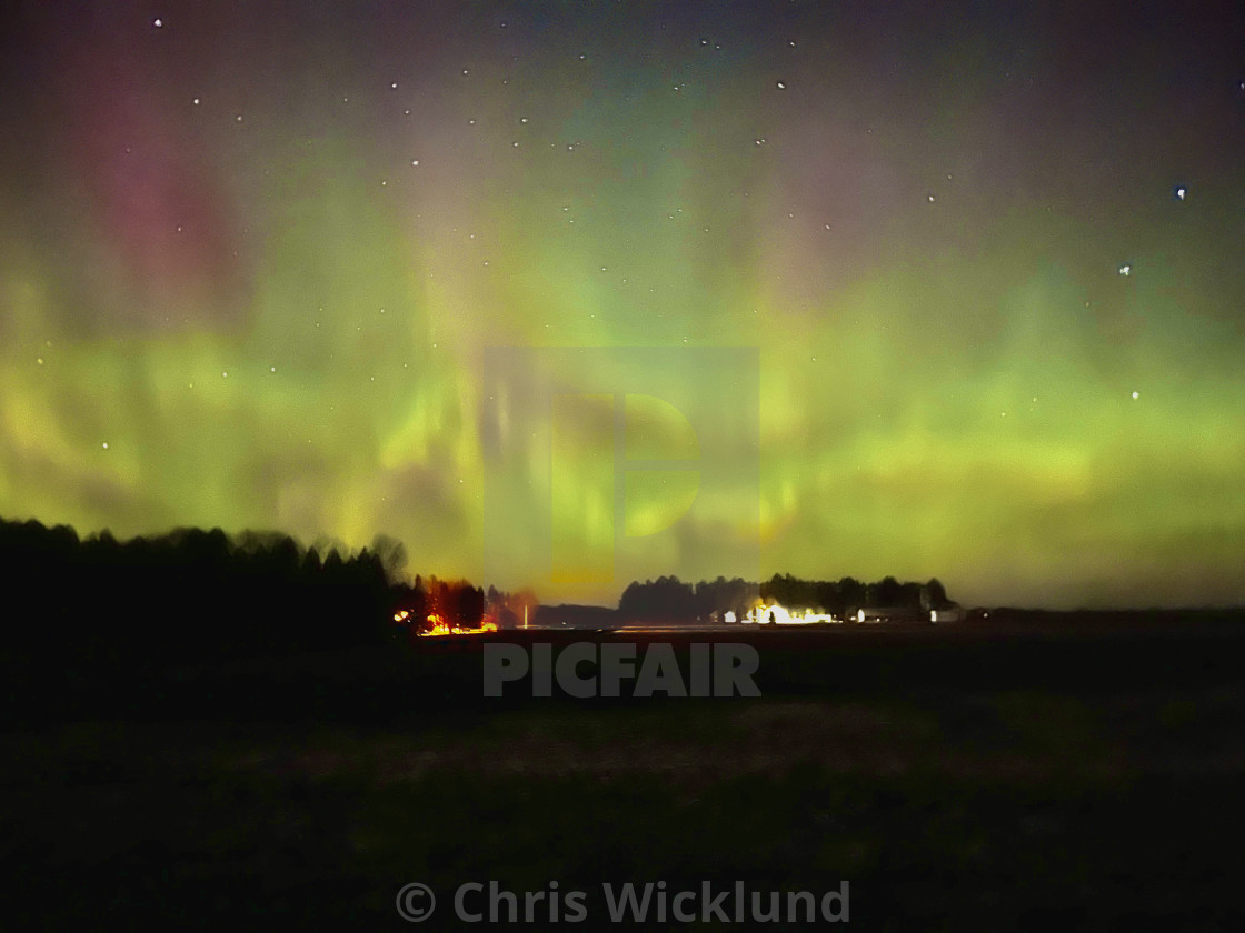 "Coronas and Auroras" by Chris Wicklund - $8.07 "Coronas and Auroras" stock image