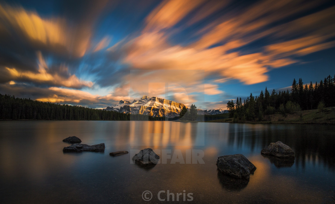 "Banff National Park Canadian Rocky" stock image