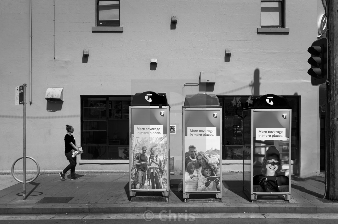 "Phone Boot Sydney" stock image