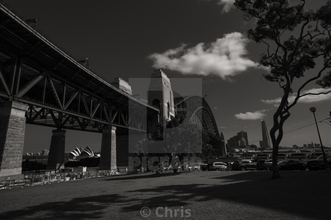 "Harbour bridge Sydney" stock image