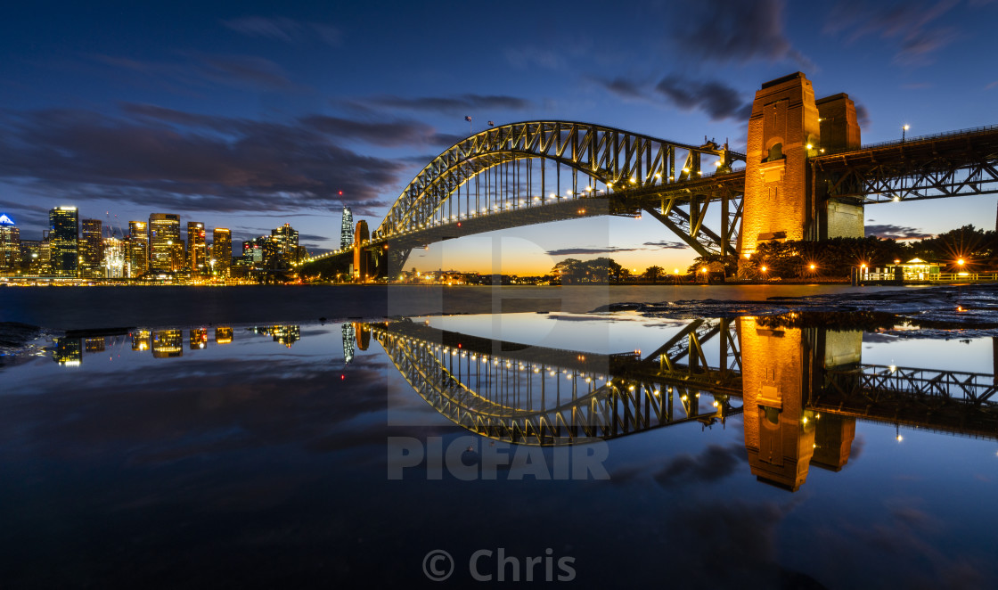 "Harbour Bridge Sydney" stock image