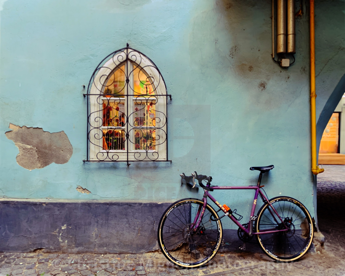 "Resting bicycle" stock image