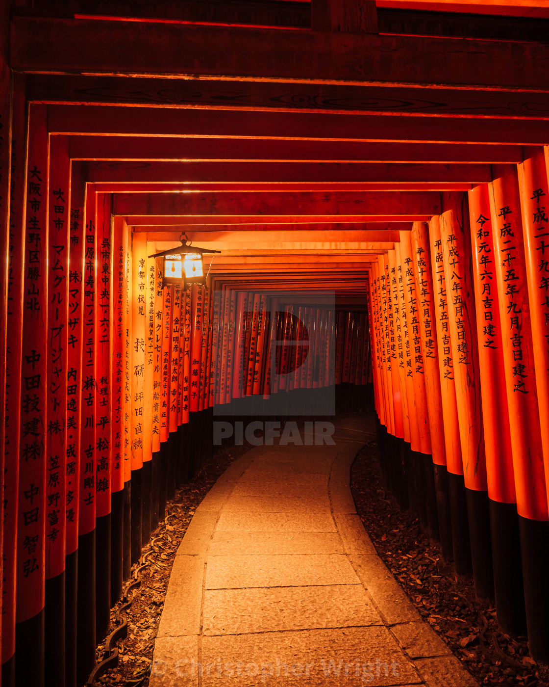 "Vermillion corridor" by Christopher Wright - $22.96 "Vermillion corridor" stock image