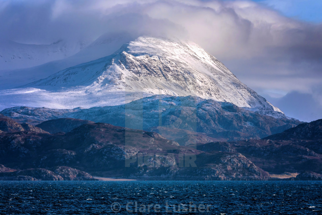 "Scottish Highlands Mountain Ranges" stock image