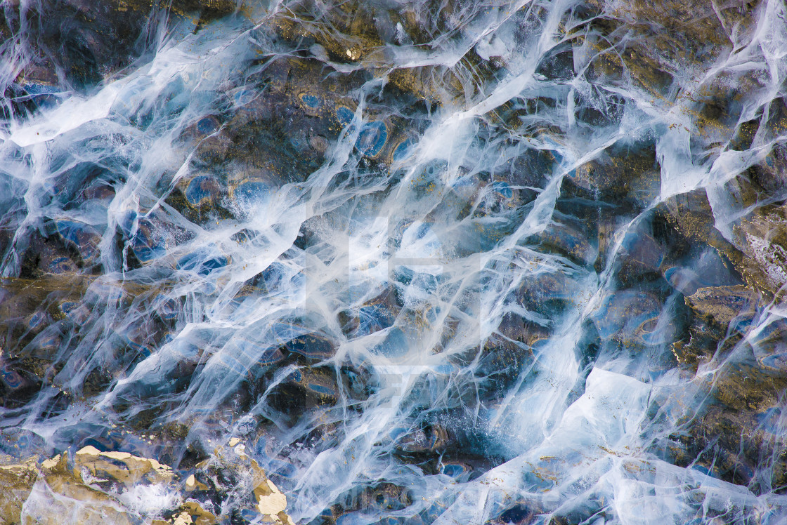 "Ice details, Svalbard, North Pole" stock image