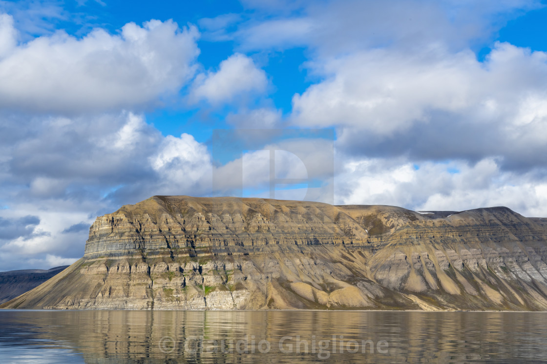 "Colours and shapes of the Arctic" stock image