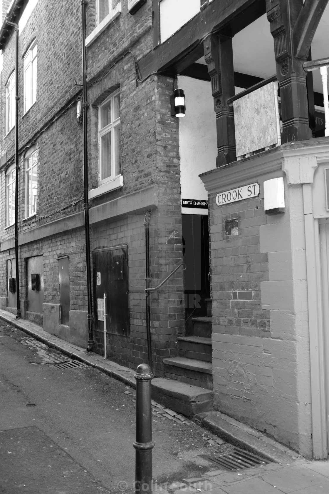 "Crook Street, Chester." by Colin South - £8.00 "Crook Street, Chester." stock image