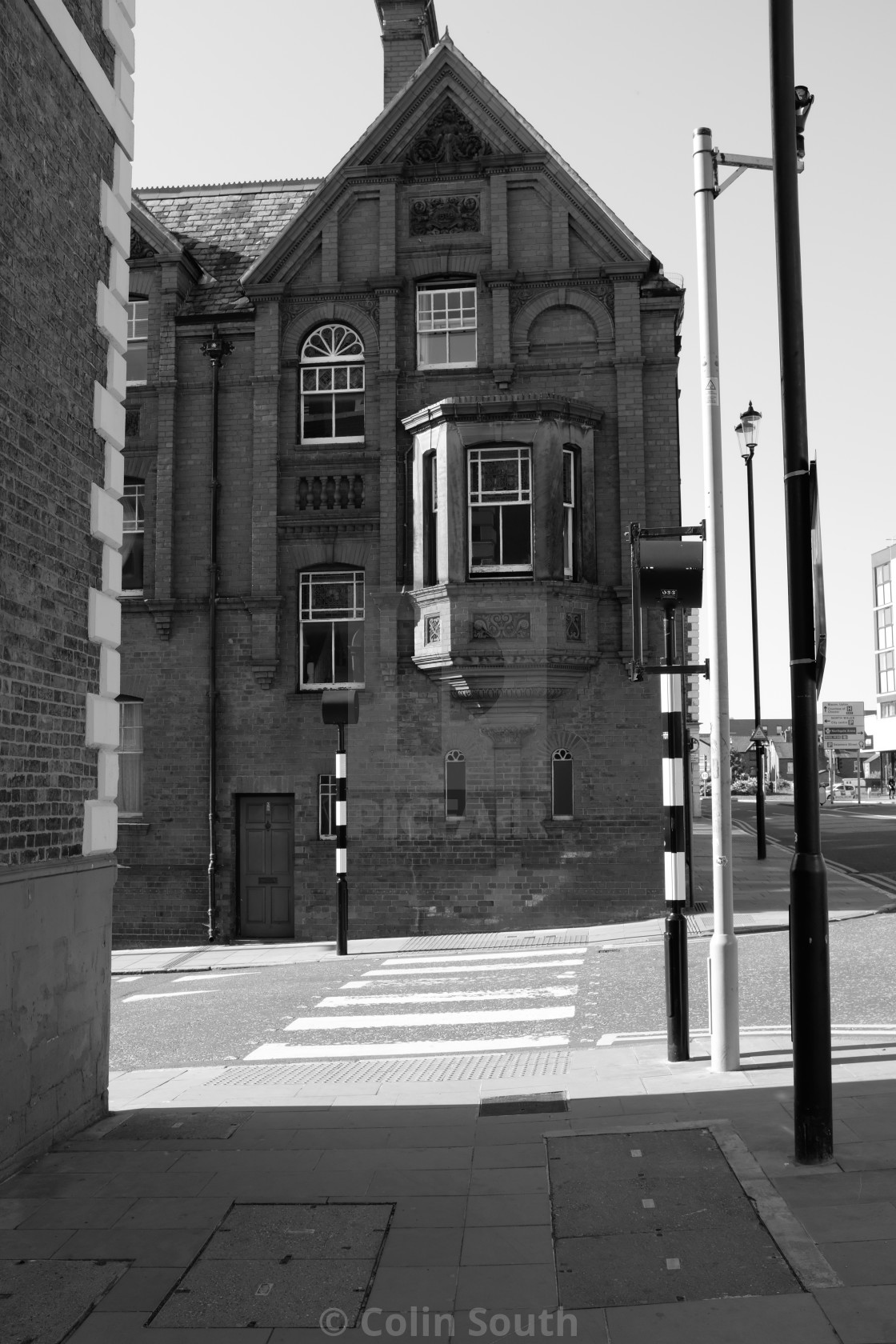 "Side view of No. 3 Upper Northgate Street." stock image