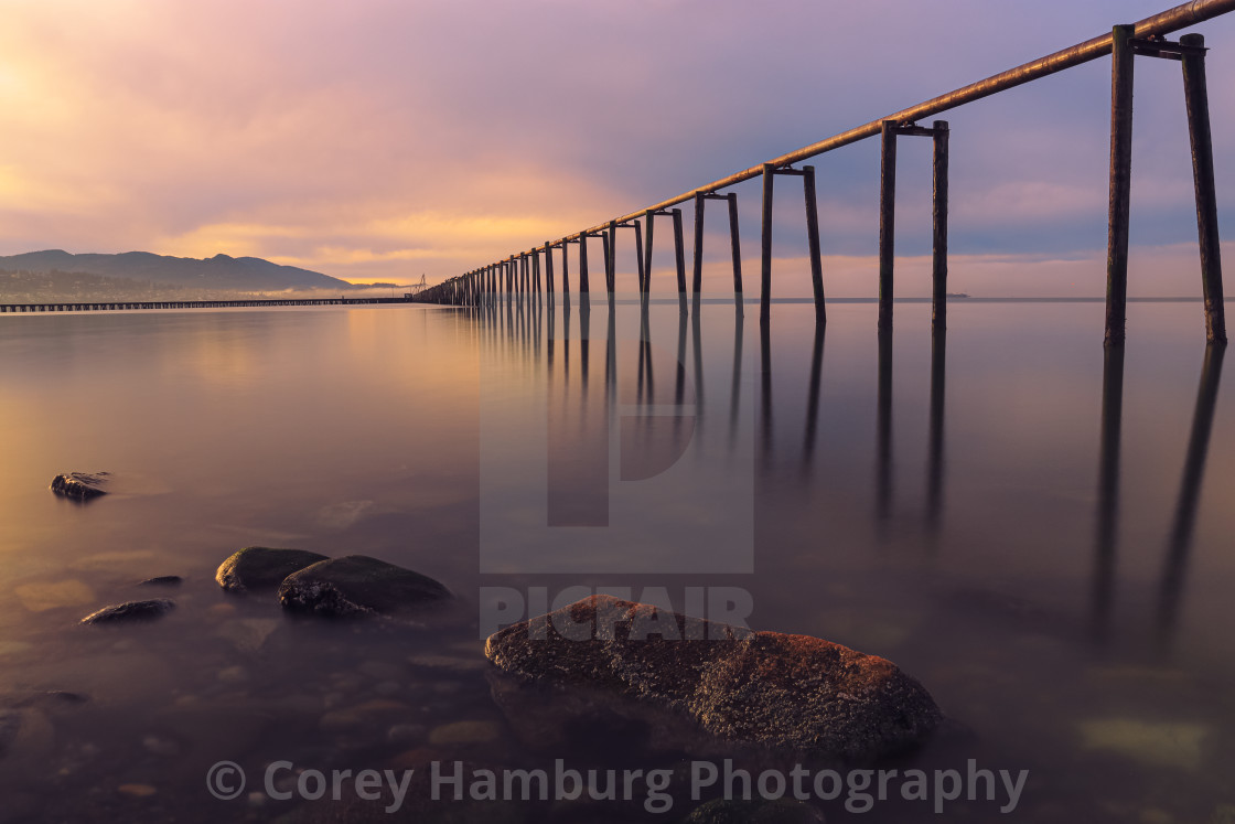 "Early morning reflections" stock image