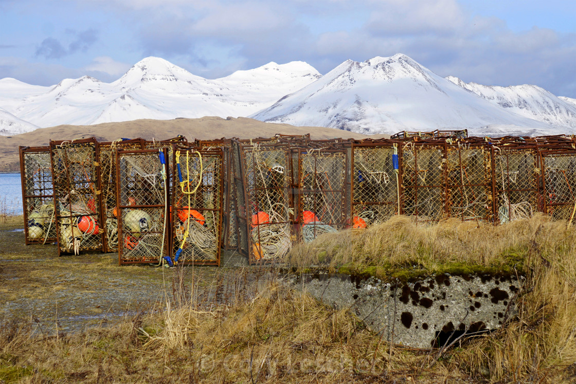 "Crab Pots" stock image