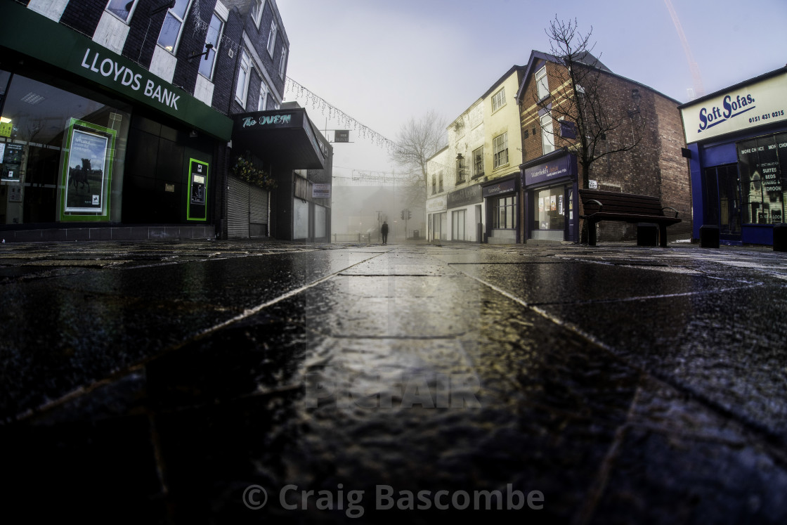 "Ghost town" stock image