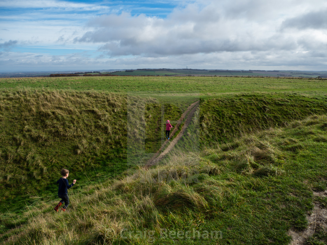 "Uffington Castle" stock image