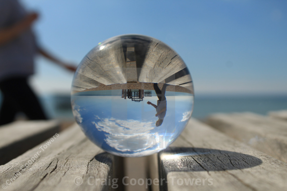 "Crystal ball runner" by craig cooper-towers - $7.60 "Crystal ball runner" stock image