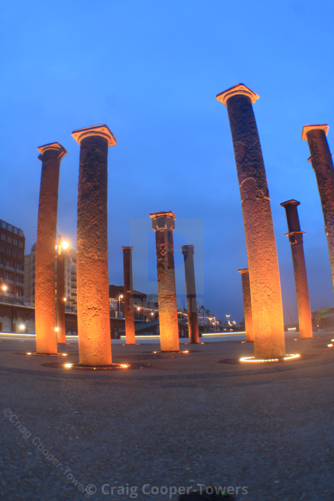 "Pillars of Light" by craig cooper-towers - $7.60 "Pillars of Light" stock image