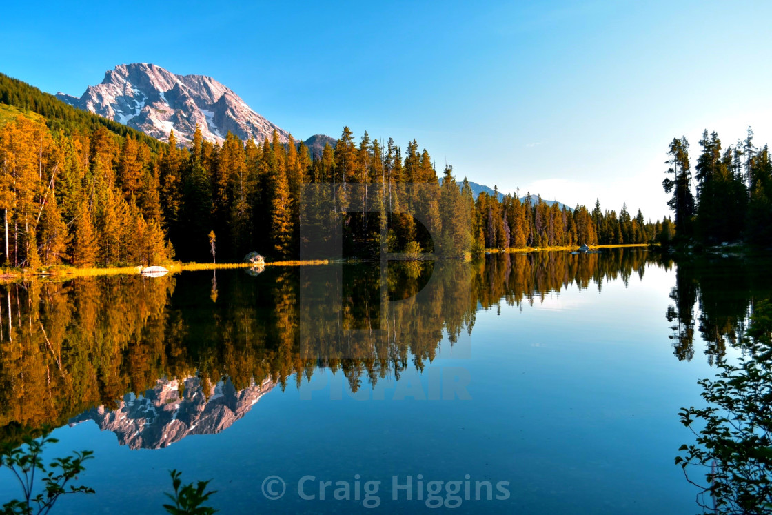 "Jackson Hole String Lake" stock image