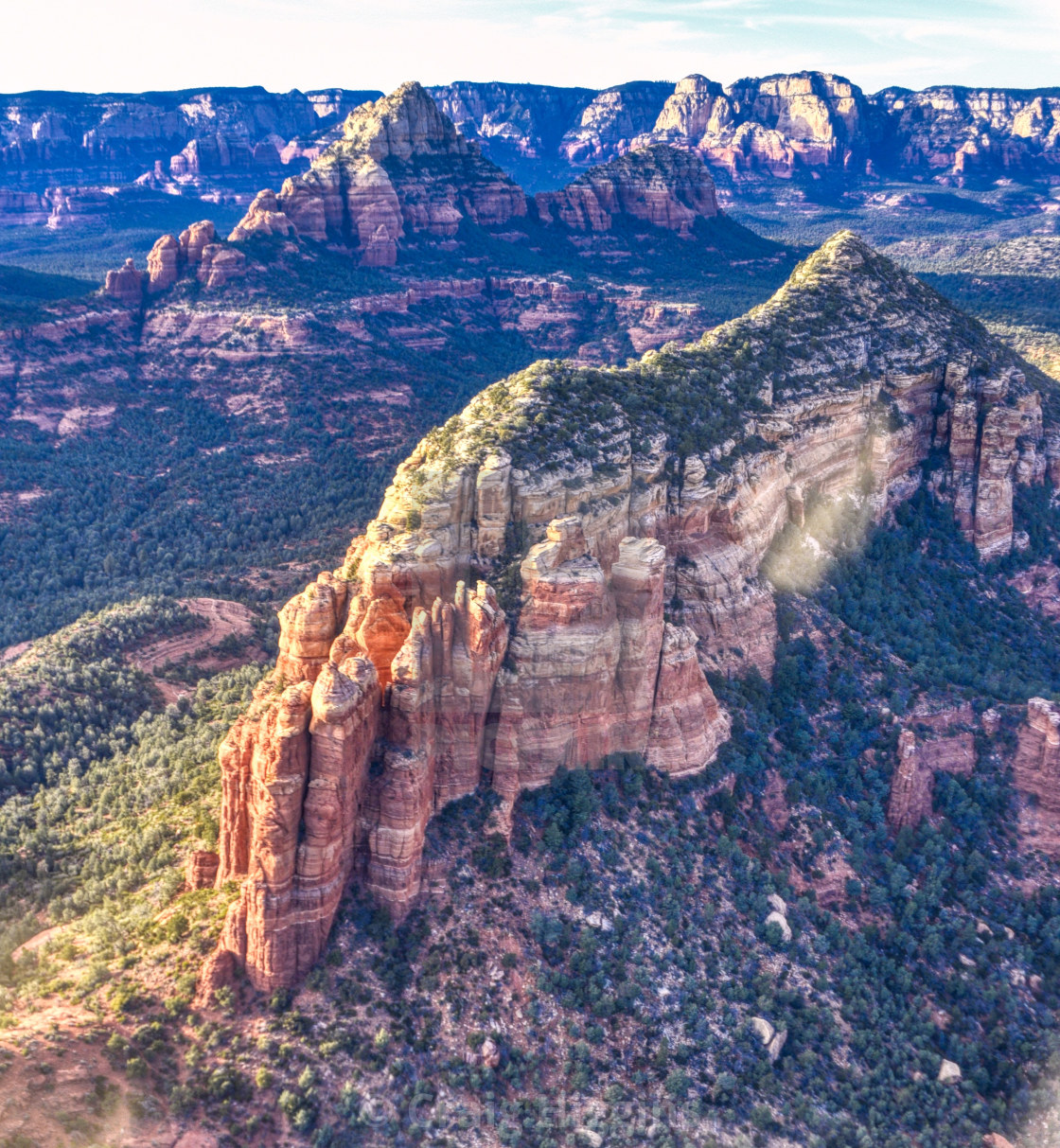 "Sedona Pillars" stock image