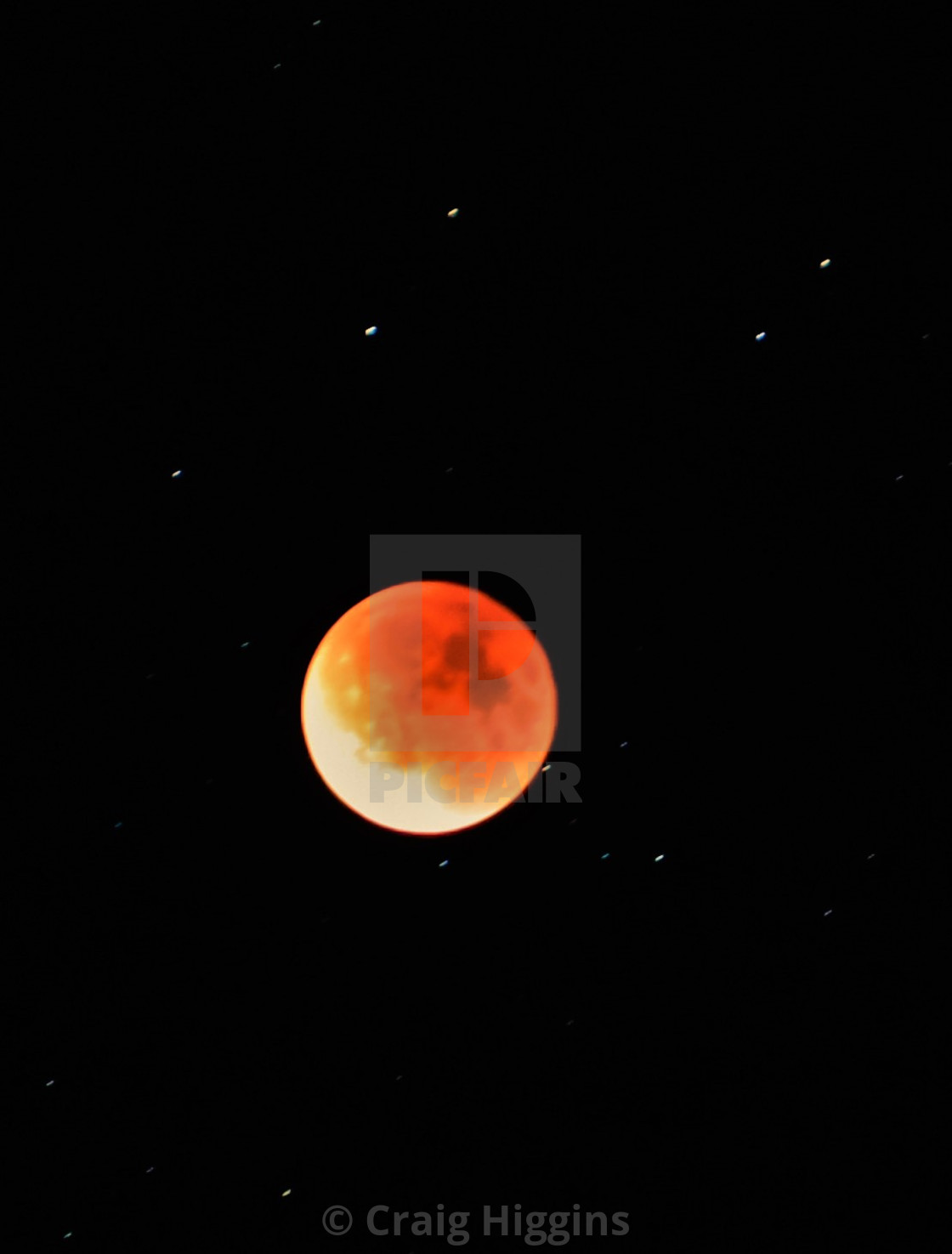 "Blood Moon, 2015" stock image