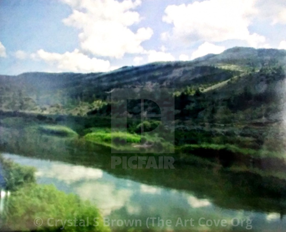"Reflections" by Crystal S Brown (The Art Cove Org Crystal's Online Gallery - $29.82 "Reflections" stock image