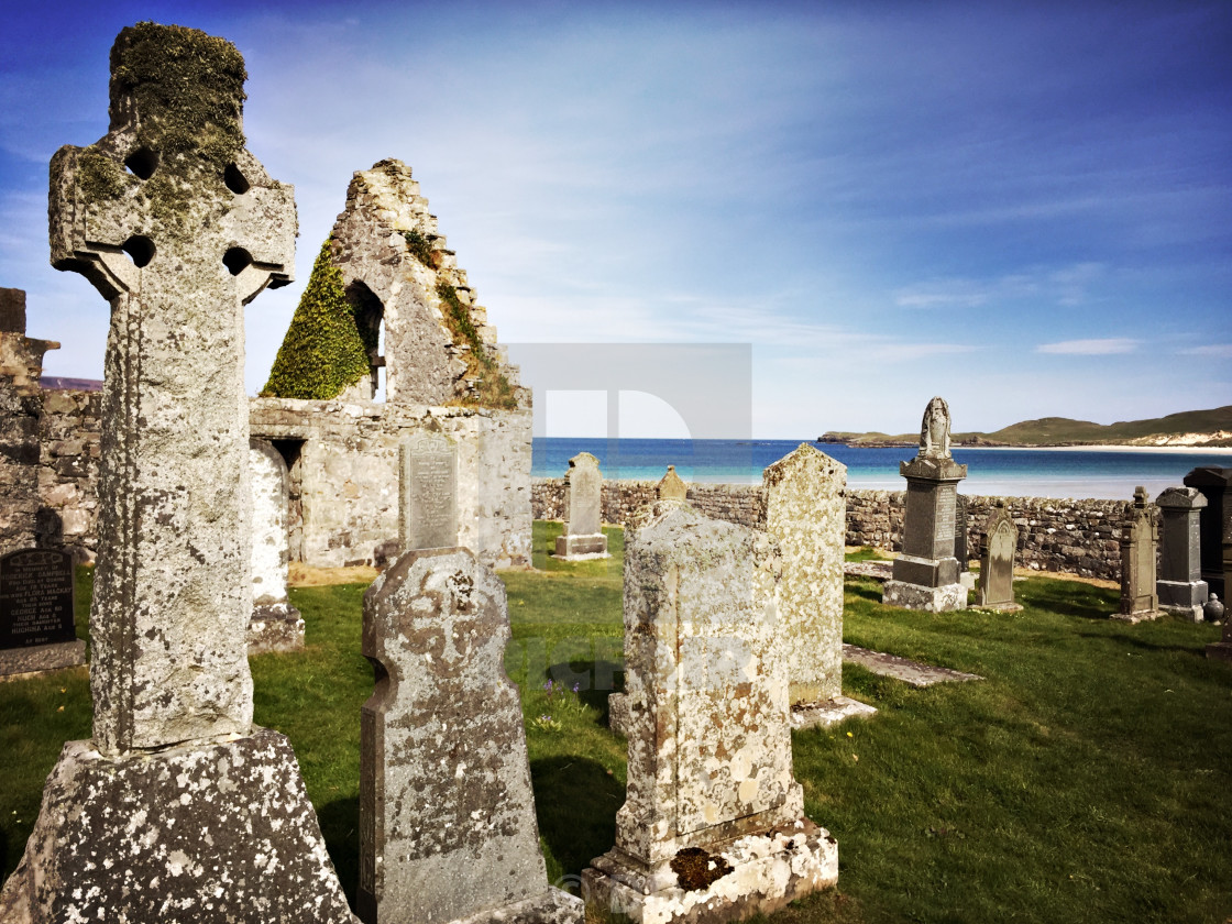 "Balnakeil Church, Durness Scotland" by DD - $9.27 "Balnakeil Church, Durness Scotland" stock image
