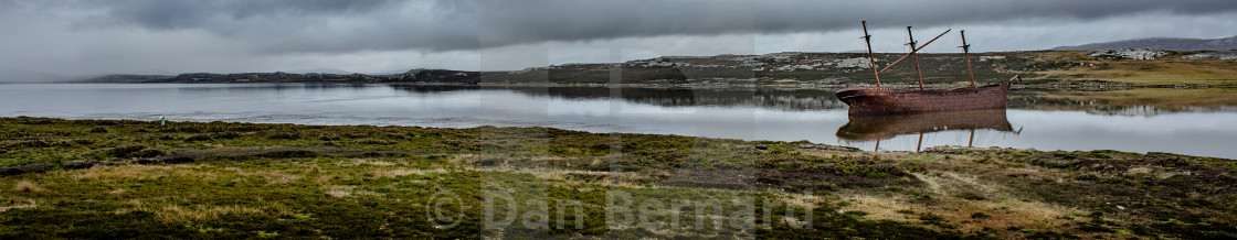 "Lady Elizabeth, Stanley Sound, East Falkland" stock image