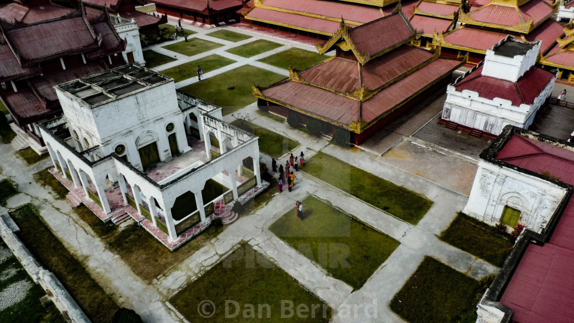 "Royal Palace, Mandalay, Myanmar" stock image