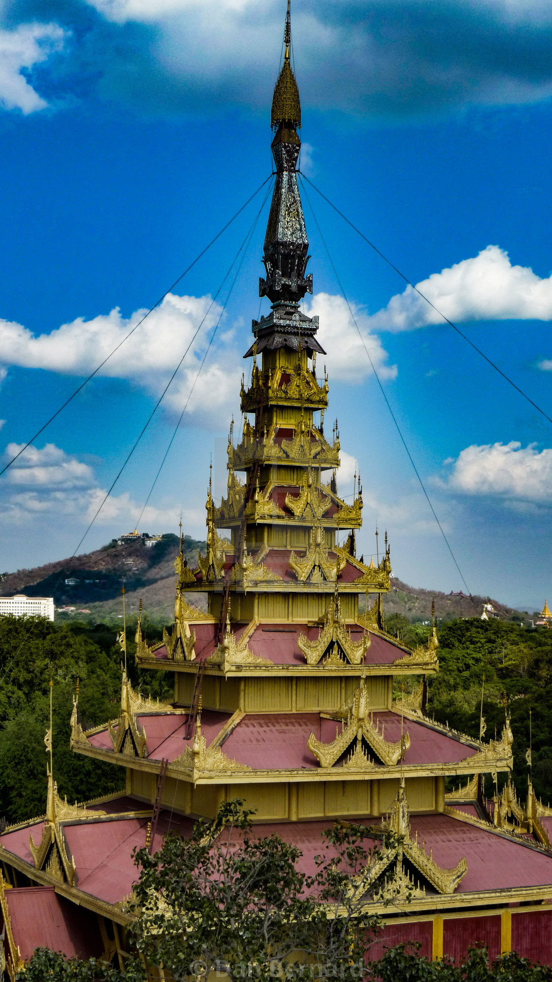 "Royal Palace, Mandalay, Burma" stock image